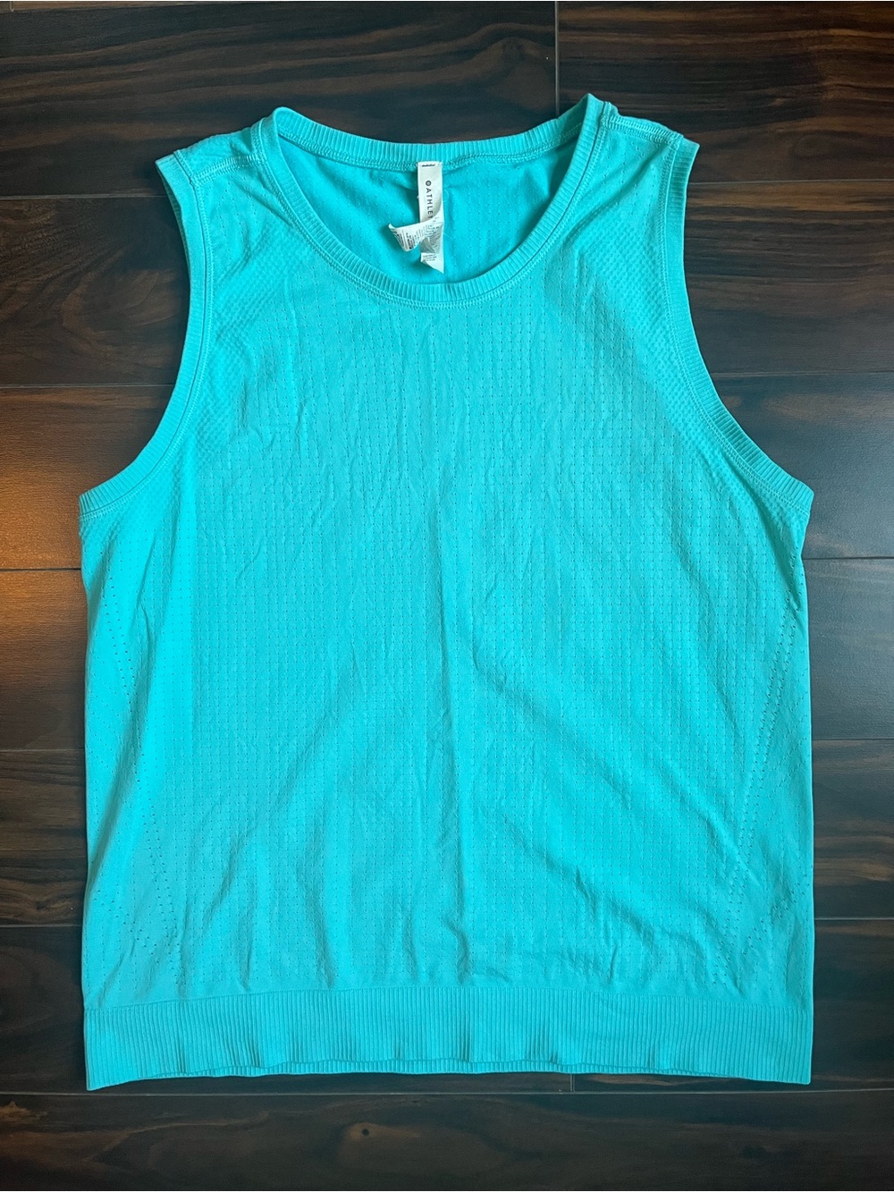Athleta Women’s Momentum Lightweight Teal Tank Top, M, EUC